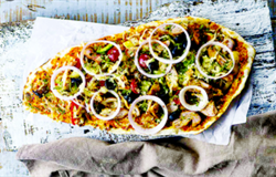 Chicken Makhni Naan Pizza Recipe (2020)